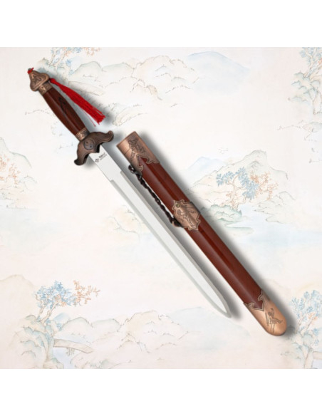 Decorative Chinese Dagger Model Yin Yang