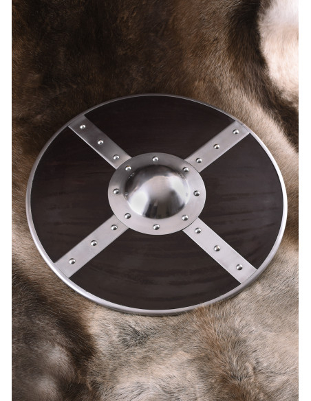 Wooden Viking shield, 56 cms.