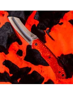 Cudeman Tundra Knife, Red Juma