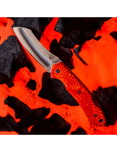 Cudeman Tundra Knife, Red Juma