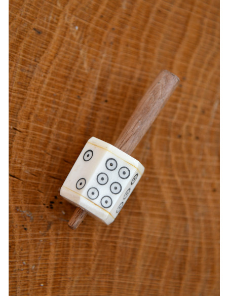 Rotating die made of bone