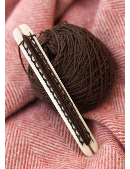 Bone Shuttle with Braided Pattern