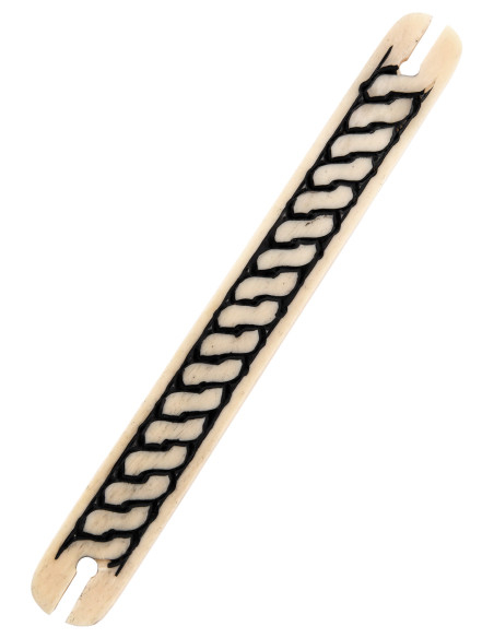 Bone Shuttle with Braided Pattern