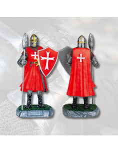 Medieval figure in resin model Templar (18 cm.)