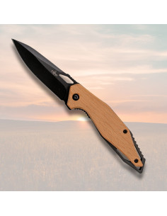 Field knife with blackened finish (19.4 cm)