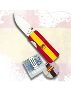 Albainox wallet knife Spain flag