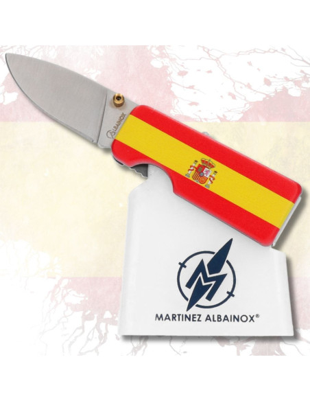 Albainox wallet knife Spain flag