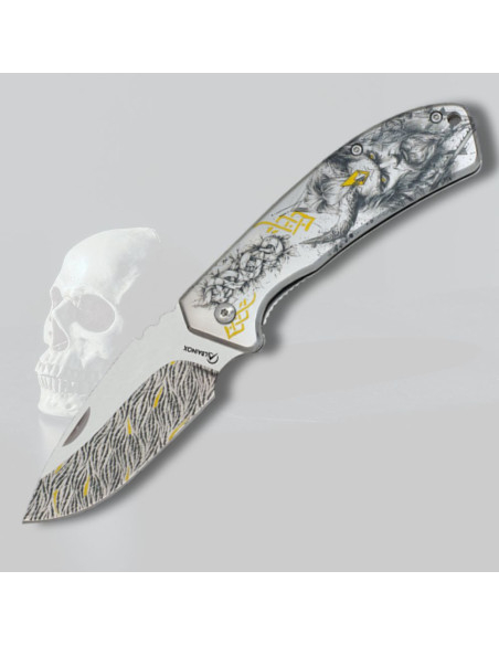 Decorated knife Albainox model The...