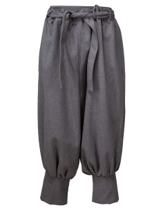 Viking pants in wool model Offnir, gray