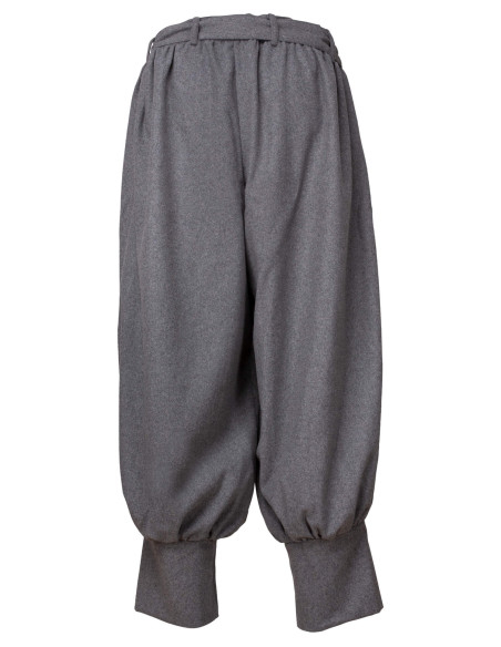 Viking pants in wool model Offnir, gray