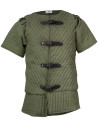 Medieval cotton gambeson model Theodor, olive green