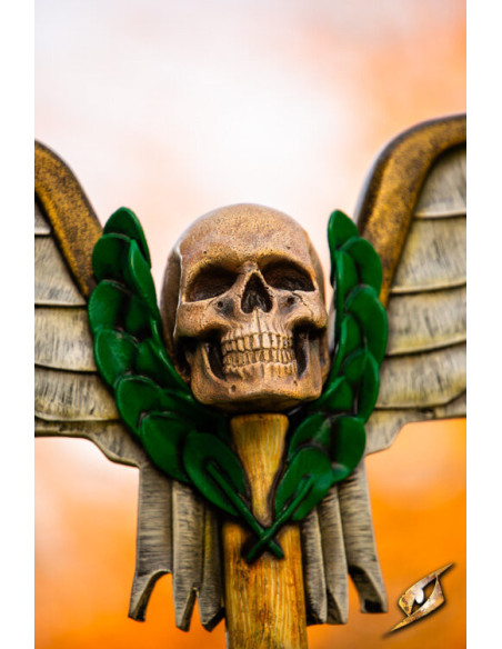 Battle Standard with Winged Skull