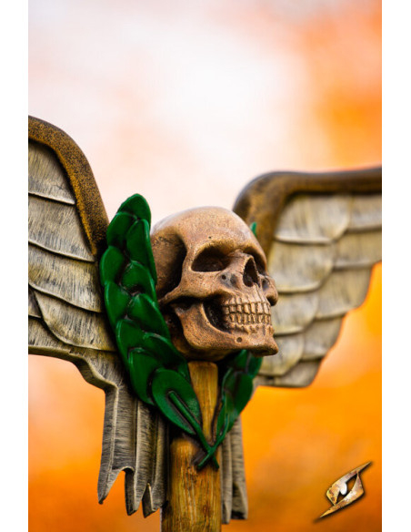 Battle Standard with Winged Skull