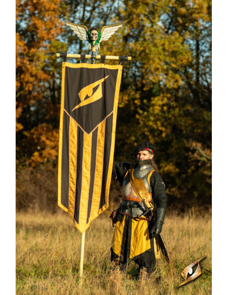 Battle Standard with Winged Skull