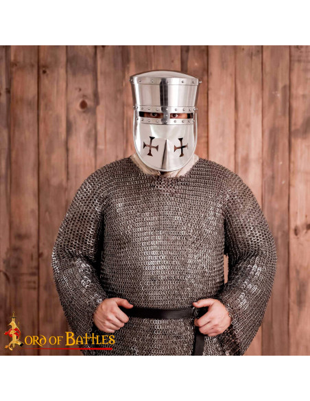 13th Century Templar Knight Helmet...