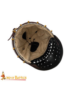 Medieval bascinet with full visor 14th century, 16 gauge 2