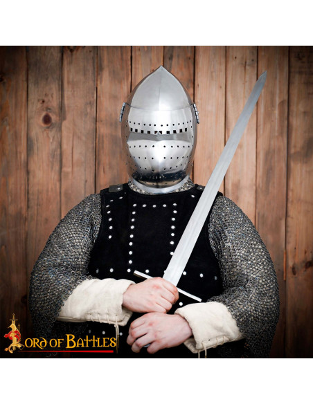 Medieval bascinet with full visor... Medieval bascinet with full visor...