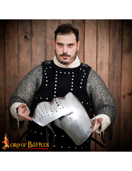 Medieval bascinet with full visor... Medieval bascinet with full visor...