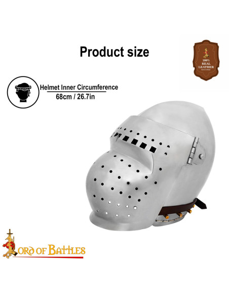 Medieval bascinet with full visor... Medieval bascinet with full visor...