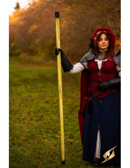 Pole for LARP spear-halberd heads...