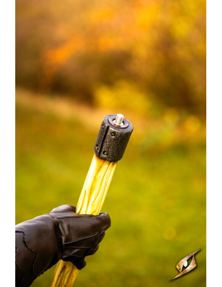 Pole for LARP spear-halberd heads...