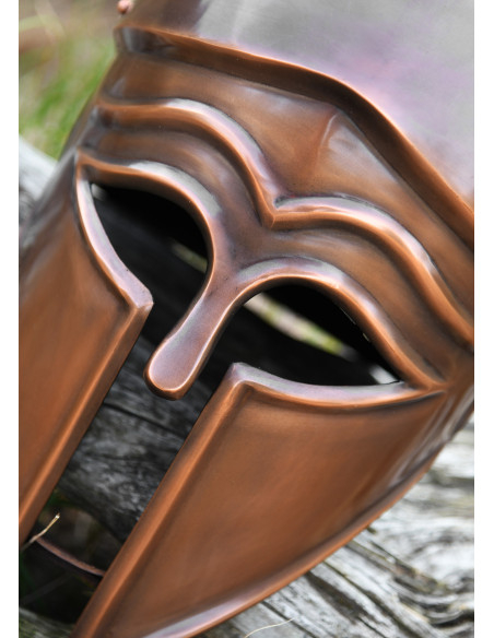 Italo-Corinthian helmet, antique finish