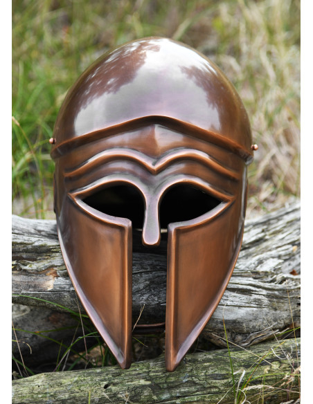 Italo-Corinthian helmet, antique finish