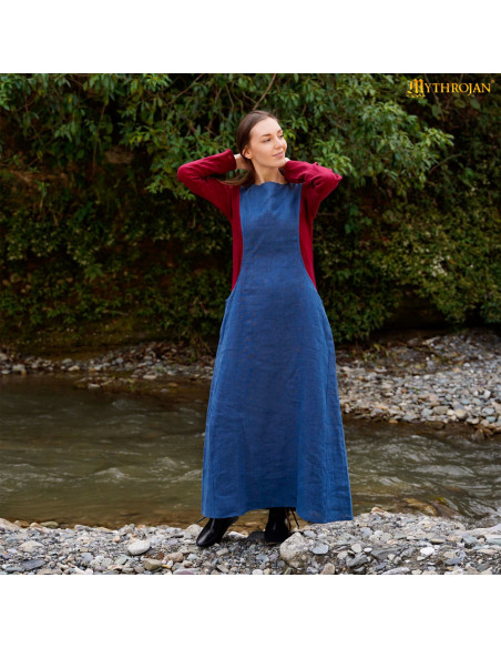 Medieval sleeveless overgown in...