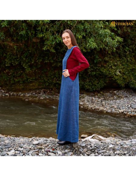 Medieval sleeveless overgown in...