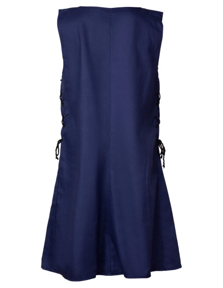Medieval Tabard Wigand in blue canvas