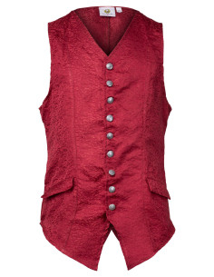 Ismael vest from the seven seas, in red