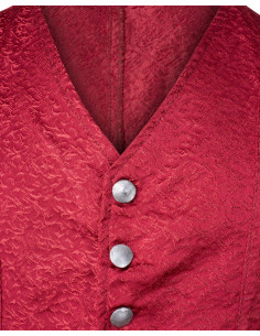 Ismael vest from the seven seas, in red 2