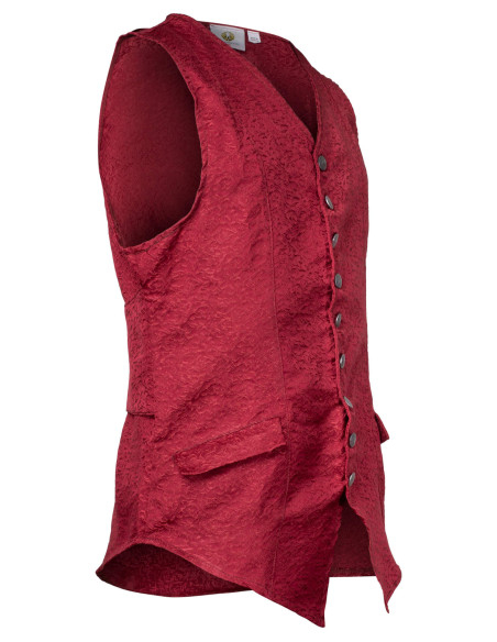 Ismael vest from the seven seas, in red