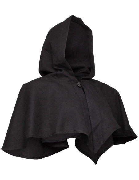 Medieval hood with shoulder covers,...