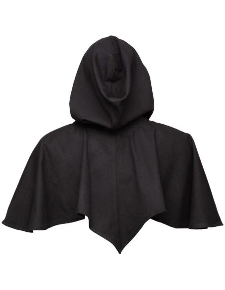Medieval hood with shoulder covers,...