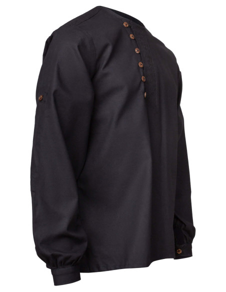 Tymont Slavic Shirt in Black