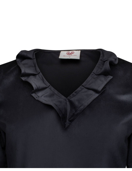 Josefina Renaissance Blouse in Velvet