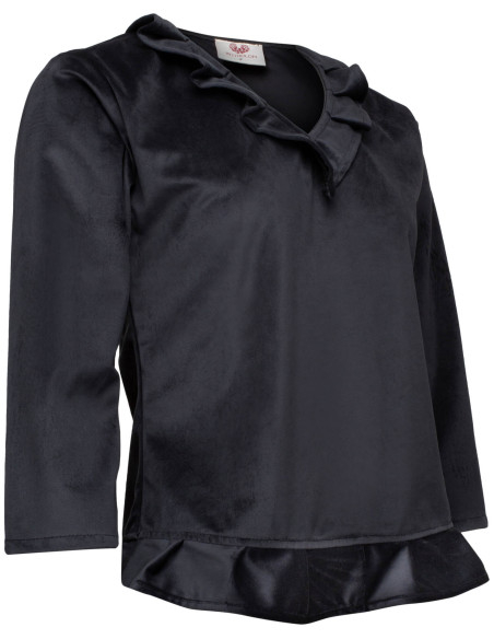 Josefina Renaissance Blouse in Velvet
