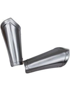 Medieval greaves Nova armor, polished 2