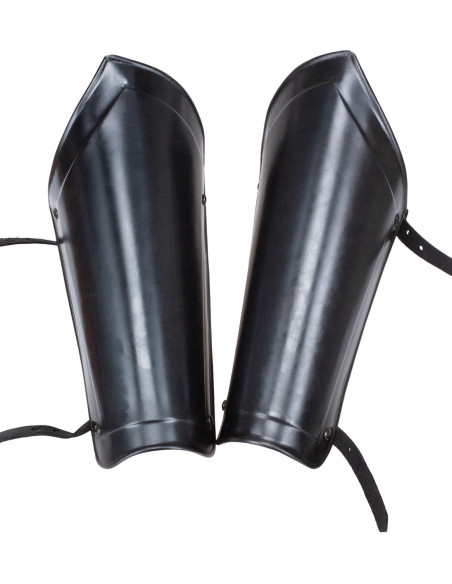 Blackened Nova Armor Greaves