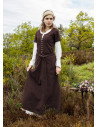 Medieval Dress Cotehardie Ava, short sleeves