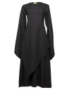 Medieval cotton dress model Galatea, black color