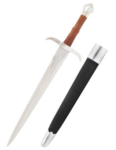 Medieval dagger with sheath (57.5 cm)