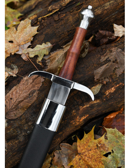 Medieval dagger with sheath (57.5 cm)