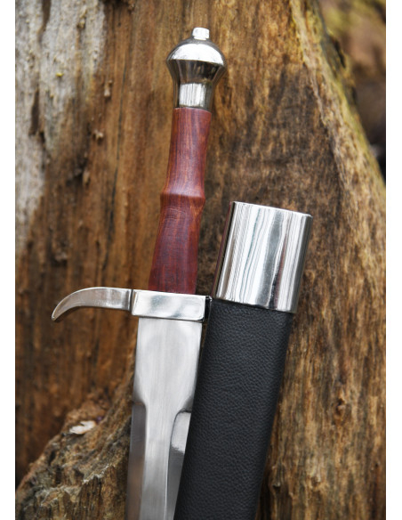 Medieval dagger with sheath (57.5 cm)