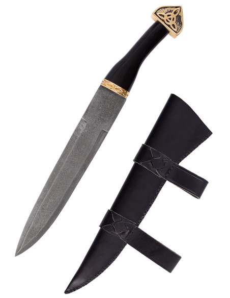 Seax Dagger with Damascus steel blade...