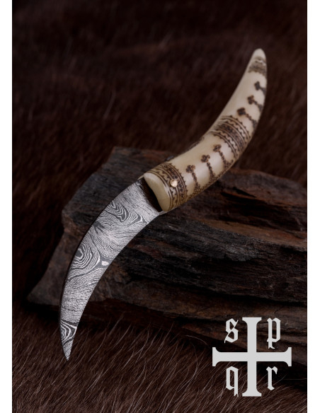 Viking Knife with Damascus Steel...