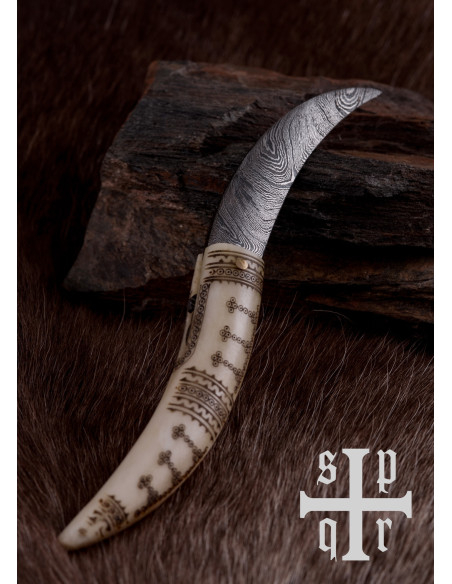 Viking Knife with Damascus Steel...