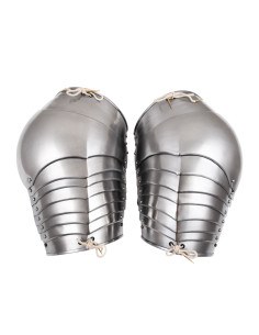 Medieval steel shoulder pads (1.2 mm)