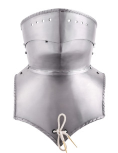 Medieval bevor in steel (1.2 mm)